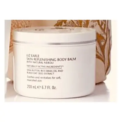 LIZ EARLE SKIN REPLENSISHING BODY BALM WITH NATURAL NEROLI 200ml Shea butter Rice bran and Black