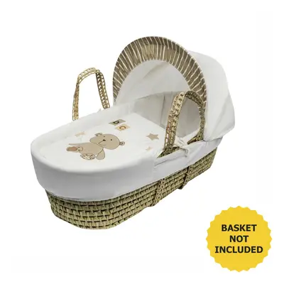 ABC Teddy Moses Basket Bedding Set Dressings for Palm & Wicker