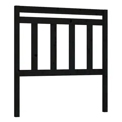 (black, x x cm) vidaXL Bed Headboard Home Bedroom Decorative Bed Header Panel Solid Wood Pine