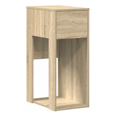 (sonoma oak) vidaXL Computer Tower Stand with Drawer Old Wood 30x44x74 cm pc tower stand