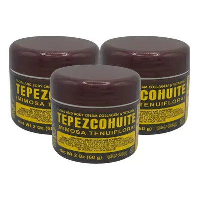 Del Indio Papago Tepezcohuite Night Cream 60g / 2.02Fl Oz Pack - Reduce Expression Lines - Clari