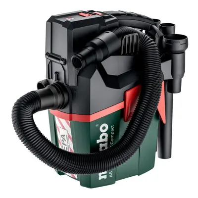 METABO AS HEPA PC COMPACT 18V CORDLESS VACUUM CLEANER, BODY ONLY