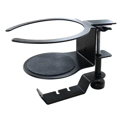 2-in-1 Headset Stand Cup Holder Rotating PC Gaming Headphone Hanger Wall Hook Mount Headphone Or