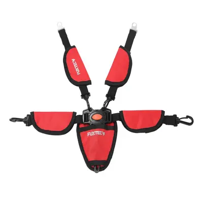 (Red) FUXTEC safety belt - points - for folding wagon