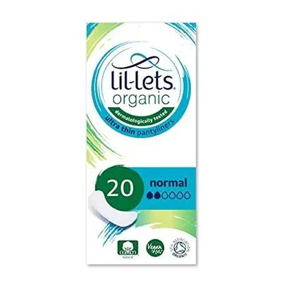 Lil-Lets Organic Cotton Ultra Thin Normal Panty Liners, Pack of Panty Liners