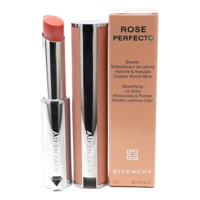 (108) Givenchy Rose Perfecto Lip Balm 24H Hydration 0.09oz/2.8g New With Box