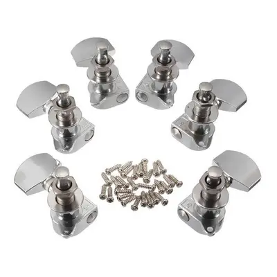 Chrome Guitar String Tuning Pegs Heads Acoustic PCS Right Left