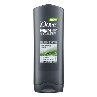 Dove Men +Care Elements Minerals & Sage Body & Face Wash - 250ml