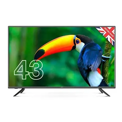 Cello ZBVD02334 inch Full HD LED TV with built-in Freeview HD x HDMI USB 2.0 UK Made Black