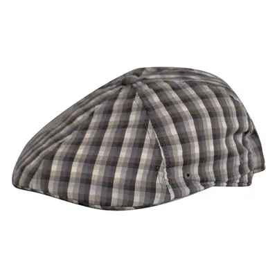 KANGOL Plaid Ivy Cap Newsboy Flat Hat K1359FA Flexfit - Grey Check - L/XL