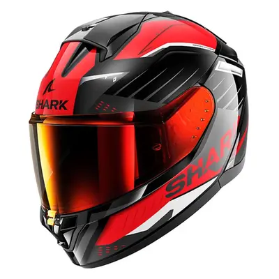 (M) Shark Ridill Full Face Helmet Bersek Black / Red / Anthracite