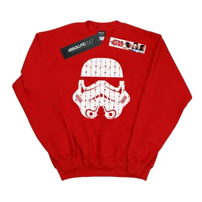 (XXL, Red) Star Wars Mens Christmas Stormtrooper Helmet Sweatshirt