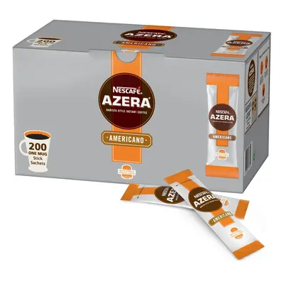 NESCAFÃ AZERA Americano Instant Coffee Stick Packs, Box of