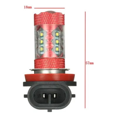 (H11) 12V Pair Motorcycle LED Fog Light Lamp Bulb White H11 H10 H7 H8 H4 9006 P13W H16 H13