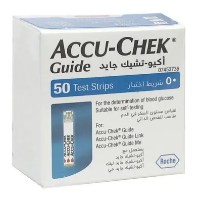 Accu-Chek Guide Blood Sugar Test Strips 50's