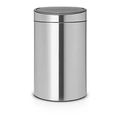 Brabantia Recycling Touch Bin with Plastic Buckets, L and L - Matt Steel