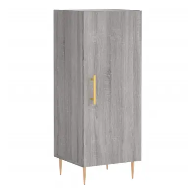 (grey sonoma) vidaXL Sideboard Storage Cabinet Side Cabinet Cupboard White Engineered Wood