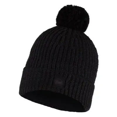 (One Size, Black) Buff Unisex Knitted Fleece Lined Warm Winter Beanie Hat