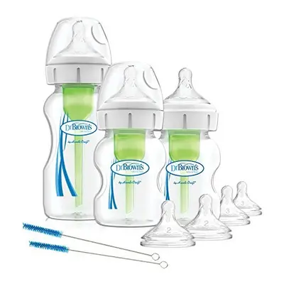 Options+ Anti Colic Baby Bottle, Wide Neck, Starter kit