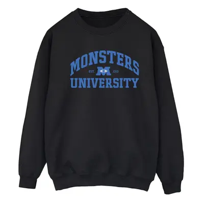 (XL, Black) Disney Womens/Ladies Monsters University Logo Sweatshirt