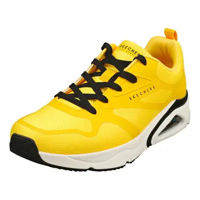 (8) Skechers Tres-air Uno Mens Fashion Trainers in Yellow