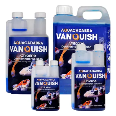 (2.5 Litres) Aquacadabra Vanquish Chlorine Dechlorinator Tap Safe Pond Water Solution