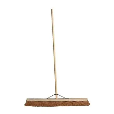 Faithfull FAIBRCOCO36H Broom Soft Coco 90cm (36 In) + Handle & Stay