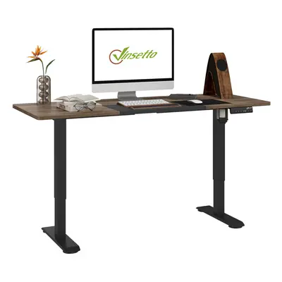 Vinsetto Height Adjustable Electric Standing Desk with Memory Preset Black