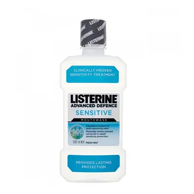 Listerine Advanced Defence Sensitive Fresh Mint Mouthwash 500ml