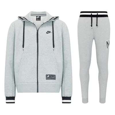 (X-Large) Nike Air Full Zip Tracksuit Set Grey