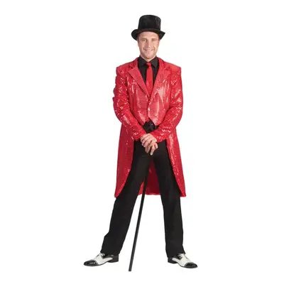 (50/52" chest ) Gents Red Sequinned Tailcoat