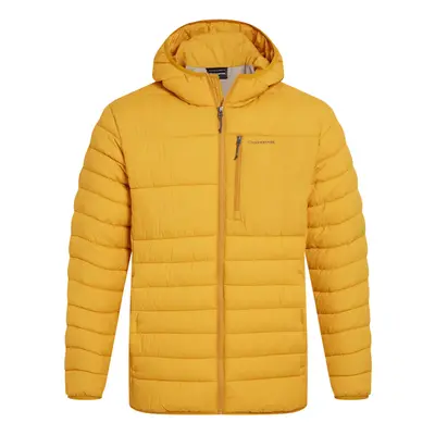 (L, Vintage Yellow) Craghoppers Mens Compresslite VIII Hooded Padded Jacket