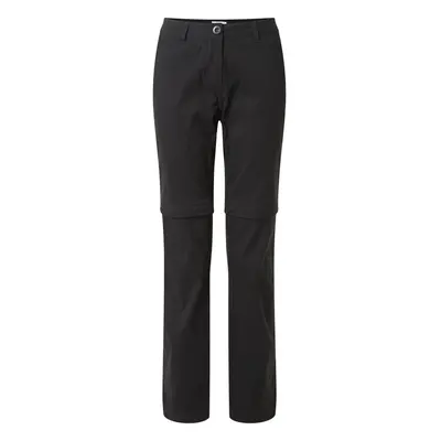 (20L UK, Black) Craghoppers Womens/Ladies Kiwi Pro II Convertible Trousers