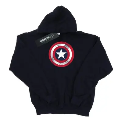 Marvel Boys Captain America Distressed Shield Hoodie