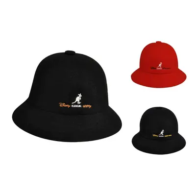 (Red, L) KANGOL Disney Casual Bucket Hat K1489FA Wool Blend 75th Anniversary Winter Cap