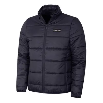 (S, Navy) Calvin Klein Mens Adventure Full Zip Packable Padded Jacket