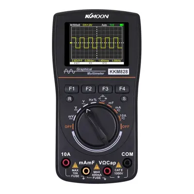 (black) Kkmoon Kkm828 Intelligent Graphical Digital Oscilloscope Multimeter In With 2.4