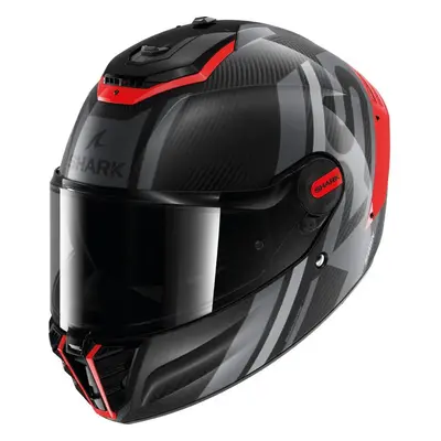 (XL) Shark Spartan RS Carbon Full Face Helmet Shawn Black / Red / Anthracite