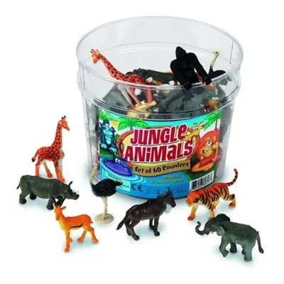 Learning Resources LER0697 Jungle Animals, Set of