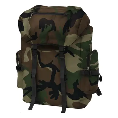 Army Military Style Backpack Rucksack Travel Hiking Camping Bag L Camouflage