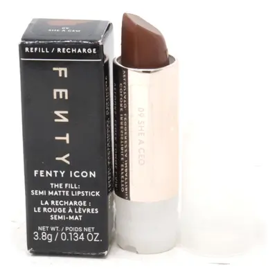 (09 She a CEO) Fenty Beauty Fenty Icon The Fill Semi Matte Lipstick 0.134oz/3.8g New With Box