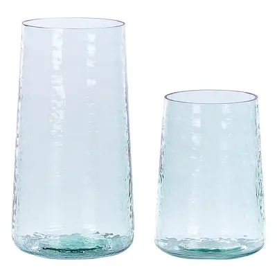 Decorative Vase KULCHE Glass 25/17 cm Transparent