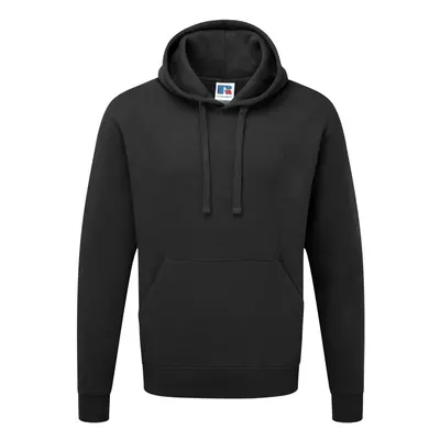 (5XL, Black) Russell Mens Authentic Hooded Sweatshirt / Hoodie