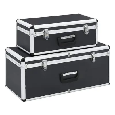 Storage Cases pcs Black Aluminium