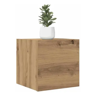 vidaXL Wall Mounted TV Cabinet pcs Artisan Oak 30.5x30x30 cm