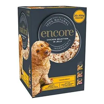 Encore 100% Natural Dog Food Deluxe Collection Jelly Pouch Multipack, x (5 x 100g)