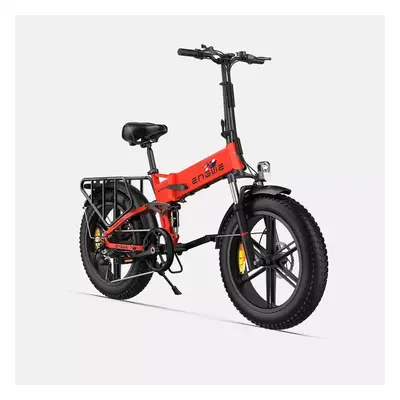 (Red) ENGWE Engine X 250W Folding E-Bike 20" Tires UK