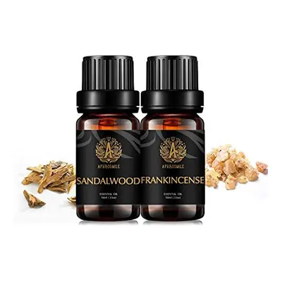 Aromatherapy Sandalwood Essential Oils Frankincense Set, 100% Pure Sandalwood Scented Oils Frank