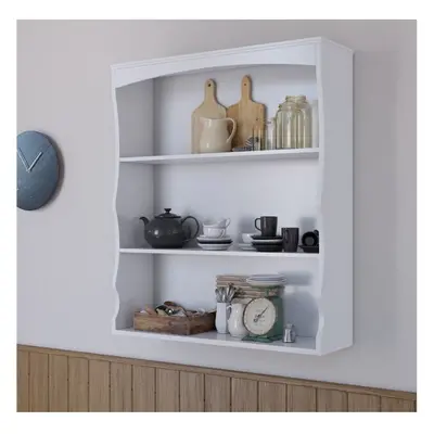 Wall Mounted Shelves Painted White Book Shelves Kids Bedroom Kitchen