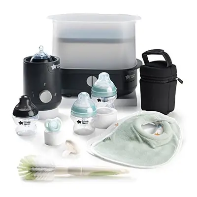 Closer to Nature Complete Feeding Set, Electric Steam Steriliser with Insulated Bottle Bag, Newb